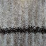 Tríptico Más allá del horizonte 2, Acrílico sobre tela, 125x370 cm, 2018.