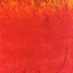 Horizonte 11, Acrílico sobre tela, 187x90 cm, 2017